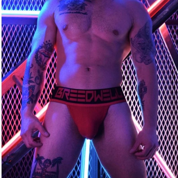 BREEDWELL Red New School Jock - Picture 4 of 5